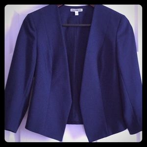 Express Navy Open-Front Blazer